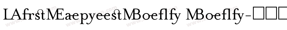 MrsEavesBold Bold字体转换